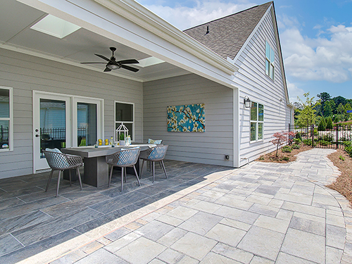 Enjoy the extra daylight hours in your courtyard retreat.>
